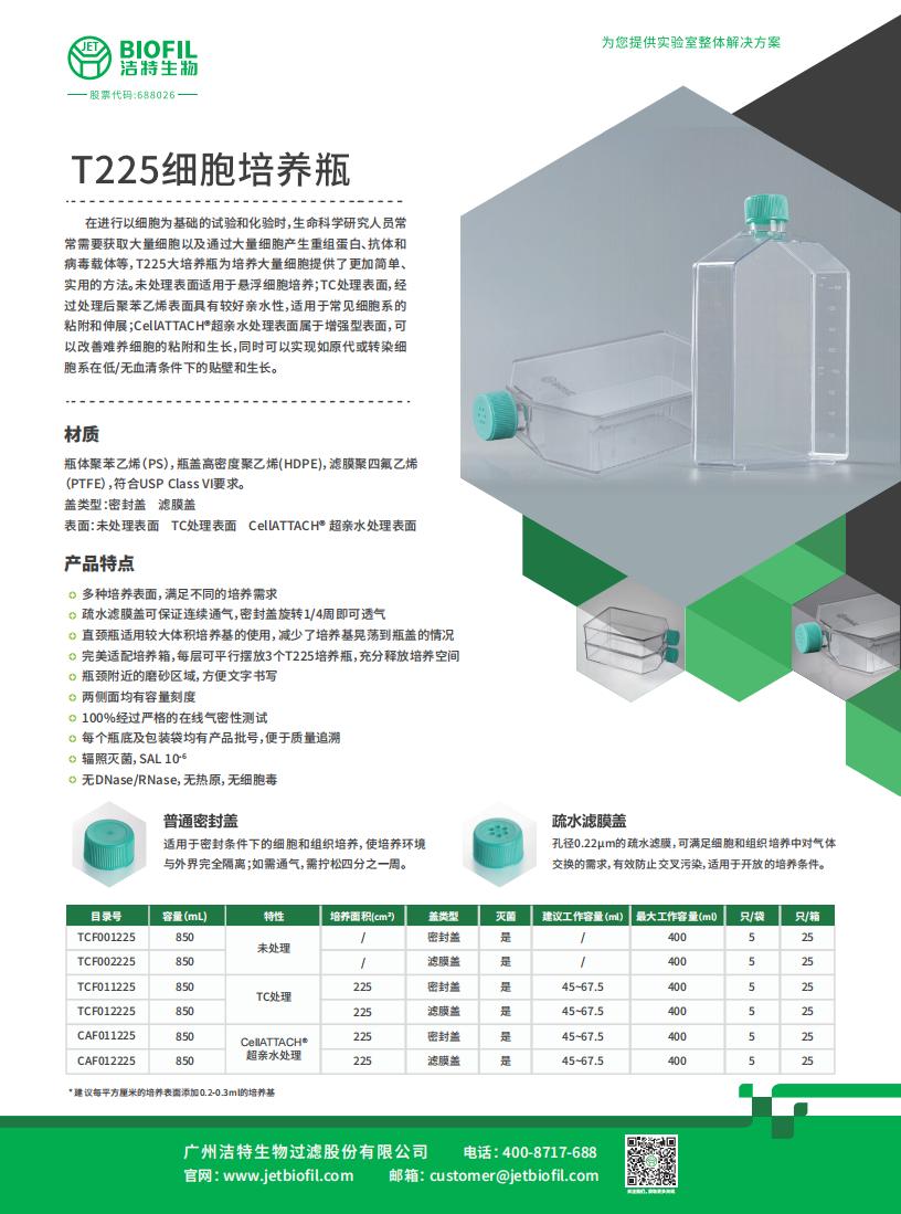 T225細胞培養瓶
